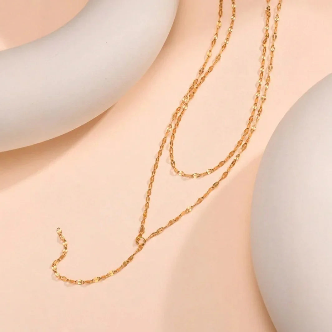 Simple Lasso Y-shaped Pendant Necklace