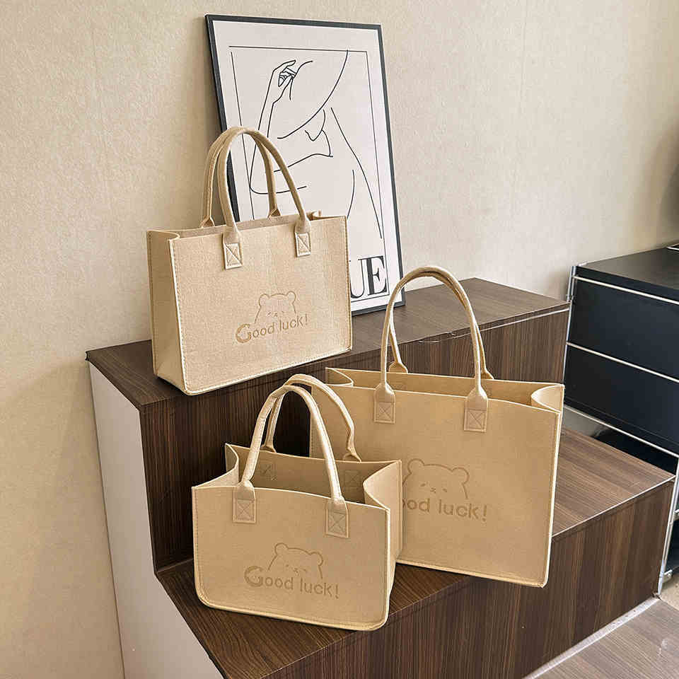 Large Capacity New Versatile Felt Single-shoulder Bag